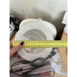 Белая Настольная лампа с 5Х увеличительным стеклом Питание от USB ___KRY560/710 (268)