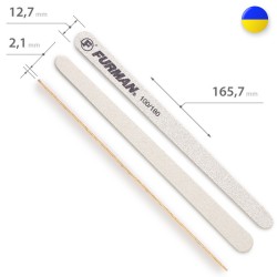 Пилка для ногтей ФУРМАН капля 100/180грит ___MRL425G (443)